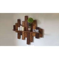 Wooden wall piece